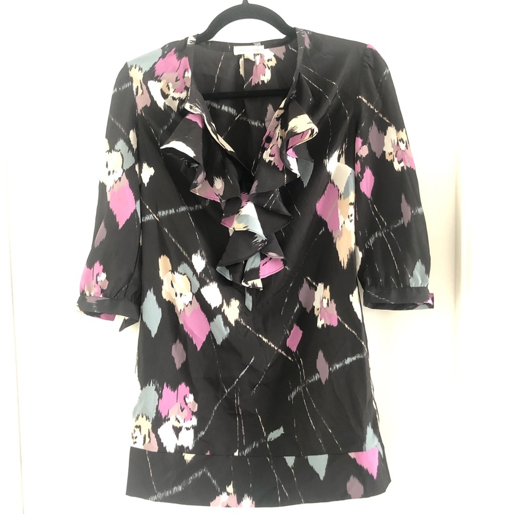 Silence noise multicolor mini dress size Xs